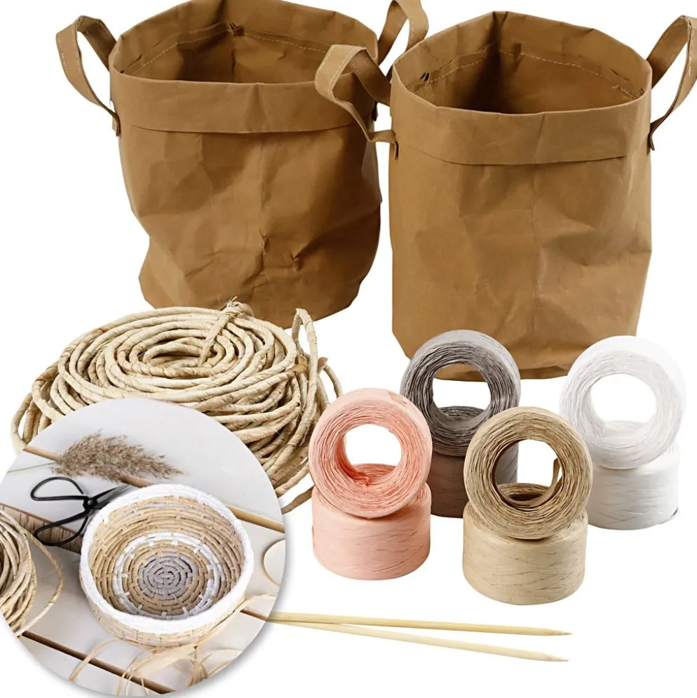 Pysselset - Raffia, 1 set