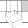Raaco lådinsats, nr. A7-1, H: 47 mm, stl. 109x79 mm, 1 st.