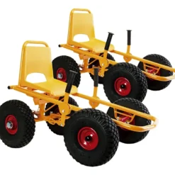 RABO Moon-Car Mini, H: 66 cm, L: 83 cm, B: 59 cm, stl. 3 - 7 år, gul, 2 st./ 1 förp.