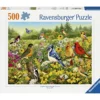 Ravensburger pussel Kattungar, Fåglar, 500 brickor, 1 förp.