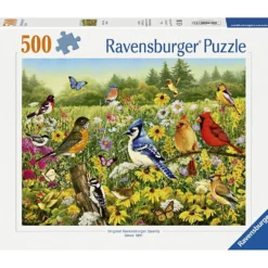 Ravensburger pussel Kattungar, Fåglar, 500 brickor, 1 förp.