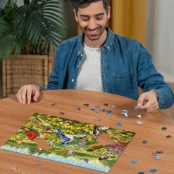 Ravensburger pussel Kattungar, Fåglar, 500 brickor, 1 förp.