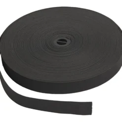 Resårband, B: 20 mm, svart, 25 m/ 1 rl.