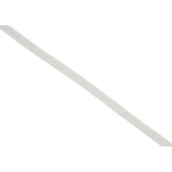 Resårband, B: 6 mm, vit, 50 m/ 1 rl.