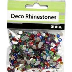 Rhinestones, stl. 5 mm, 15 g/ 1 förp.