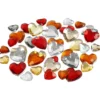 Rhinestones, stl. 6+10+14 mm, röd harmoni , 252 st./ 1 förp.