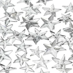 Rhinestones, stl. 11+12+16 mm, silver, 360 st./ 1 förp.