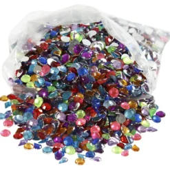 Rhinestones, stl. 5 mm, 3000 st./ 1 förp.