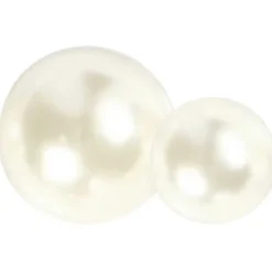 Rhinestones, stl. 2-8 mm, vit, 140 st./ 1 förp.