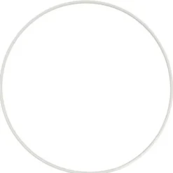 Ring i metall, Dia. 18 cm, tjocklek 3 mm, 1 st.