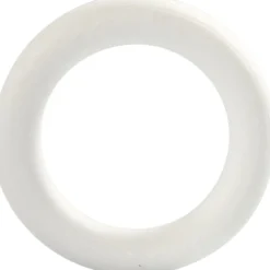 Ring, stl. 12 cm, tjocklek 20 mm, vit, 1 st.