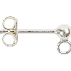 Öronstickare, L: 13 mm, silver, 10 st./ 1 förp.