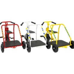 ROSE HERO cykeltaxibilar, Ambulans, brandbil och polis, H: 60 cm, L: 98 cm, B: 60 cm, 3 st./ 1 förp.