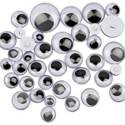Rullögon, för påsömnad, sys på, Dia. 8-20 mm, 24 mix./ 1 förp.