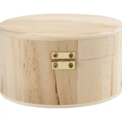 Rund låda, H: 6 cm, Dia. 11 cm, 1 st.