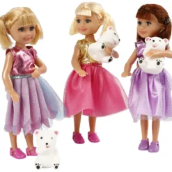 Sally-dockor, H: 13 cm, 3 st./ 1 förp.