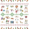 Samtalsduk julkalender, B: 140, 2.50 m/ 1 st.