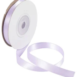 Satinband, B: 10 mm, ljuslila, 10 m/ 1 rl.