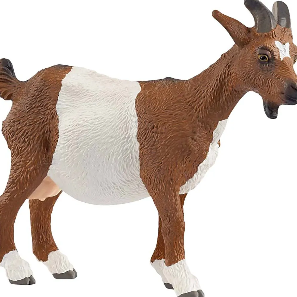 Schleich Bondgårdsdjur, Get, stl. 6,7x7,8x2,4 cm, 1 st.