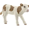 Schleich Bondgårdsdjur, Kalv, stl. 5,4x8,2x2,7 cm, 1 st.
