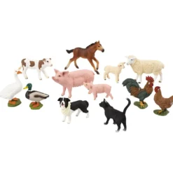 Schleich Bondgårdsdjur, 12 st./ 1 set