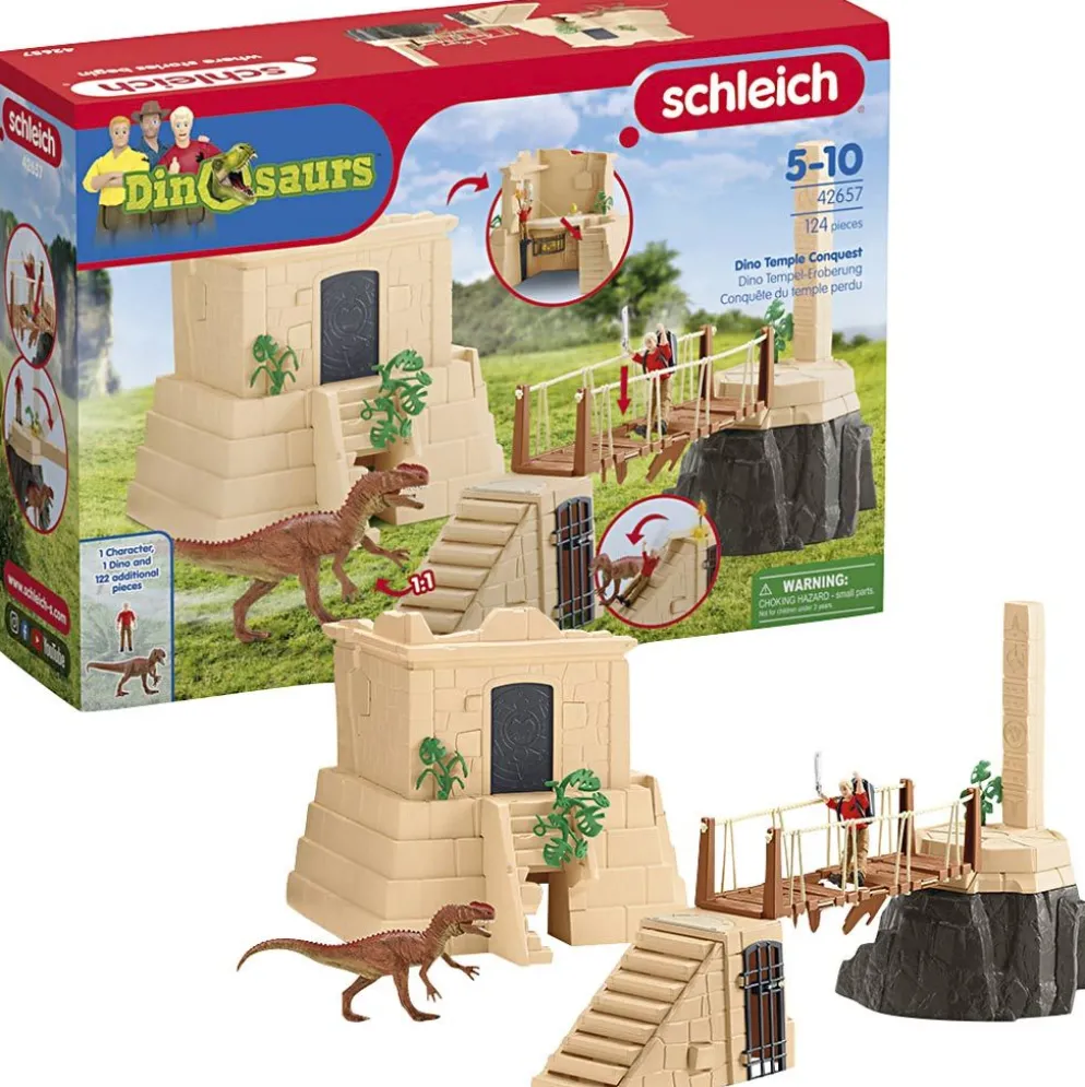 Schleich Dino tempelerövring, 124 delar/ 1 förp.