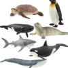 Schleich havsdjur, stl. 6-28 cm, 7 delar/ 1 förp.
