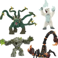Schleich Monster, H: 18-22 cm, 4 st./ 1 set