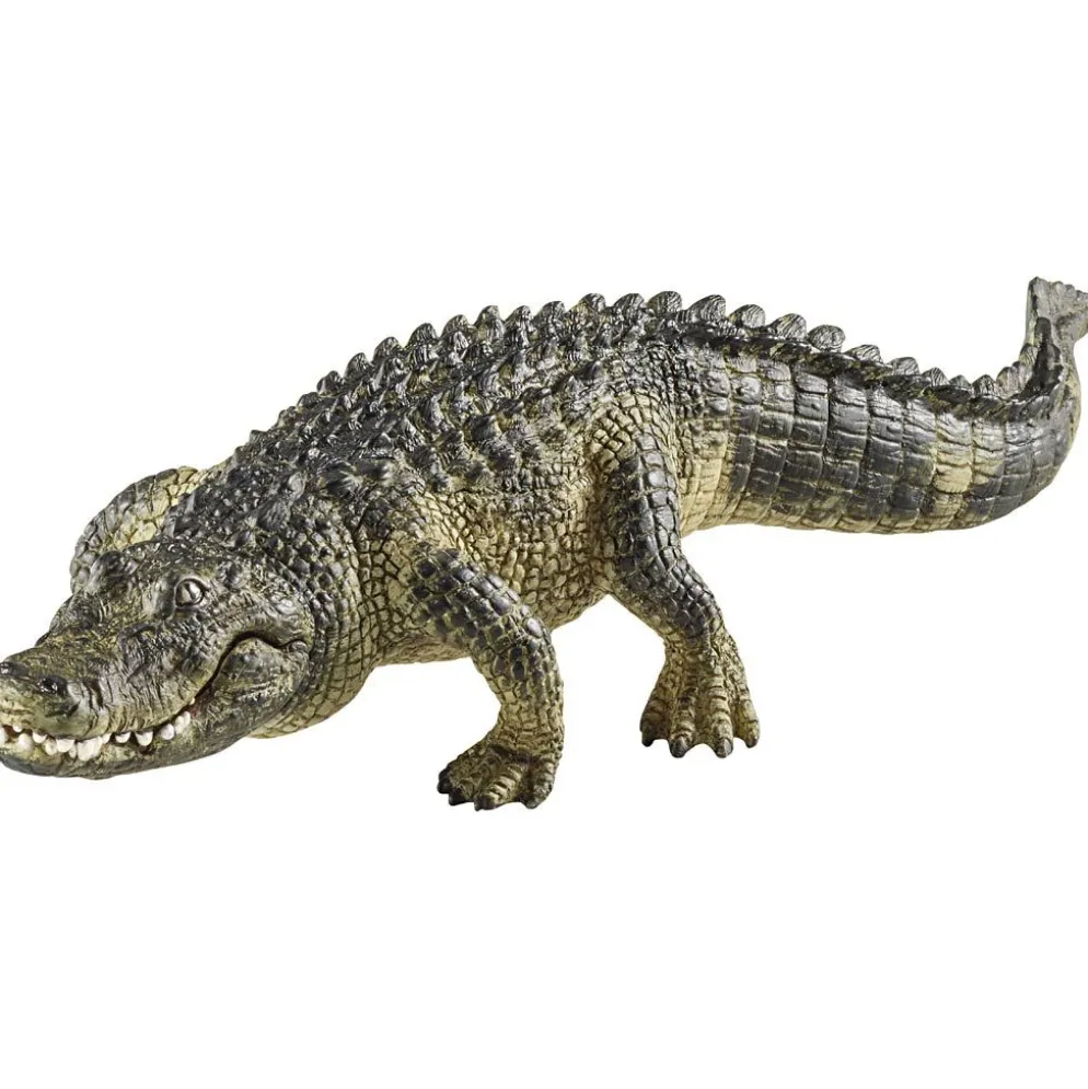 Schleich Vilda djur, Alligator, stl. 3,7x19x5,9 cm, 1 st.