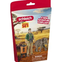 Schleich Vilda djur, Forskare på exkursion, 5 delar/ 1 förp.