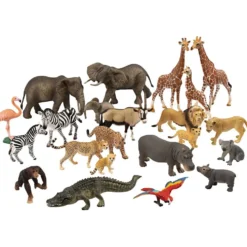Schleich Vilda djur, Innehållet kan variera , 22 delar/ 1 set