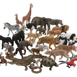 Schleich vilda djur, stl. 3-18 cm, 32 st./ 1 set