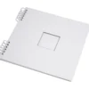 Scrapbok med spiral, stl. 30,5x30,5 cm, 250 g, vit, 1 st.