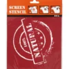 Screen stencil, Natural, ark 20x22 cm, 1 ark