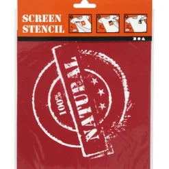 Screen stencil, Natural, ark 20x22 cm, 1 ark