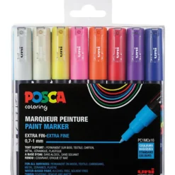 Set med Posca Markers, PC-1MC, nr. PC-1MC, standardfärger, 16 st./ 1 förp.