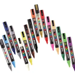 Set med Posca Markers, PC-5M, nr. PC-5M, standardfärger, 16 st./ 1 förp.
