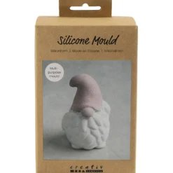 Silikonform, Jultomte, H: 10 cm, B: 6,5 cm, matt transparenta, 1 st./ 1 förp.