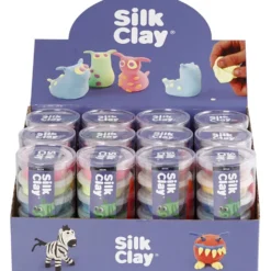 Silk Clay®, neonfärger, standardfärger, 12 set/ 1 förp.