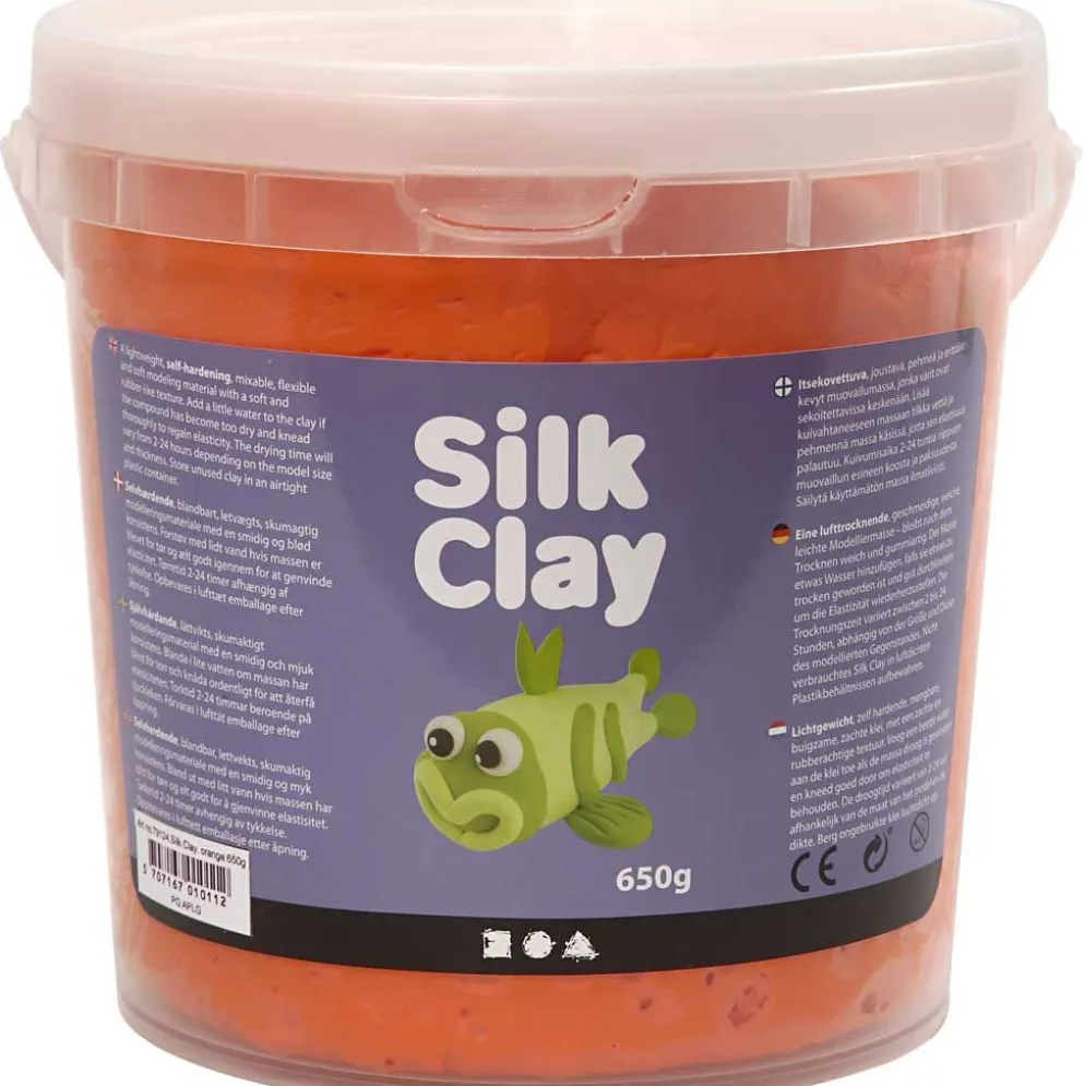 Silk Clay®, orange, 650 g/ 1 hink