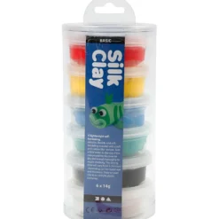 Silk Clay®, standardfärger, 6x14 g/ 1 förp.