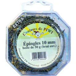 Silvernål för paljetter, stl. 10 mm, 50 g/ 1 förp.