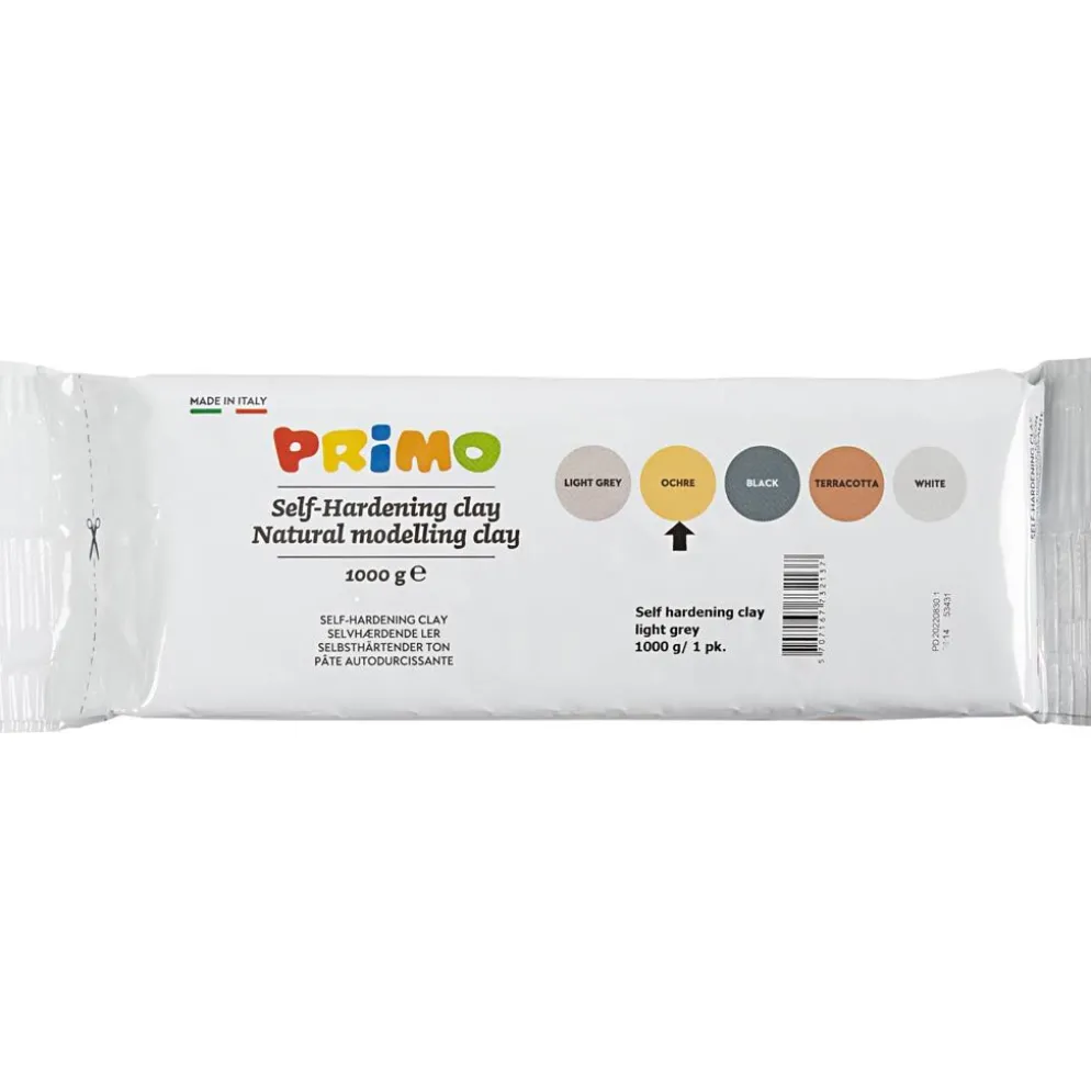 Självhärdande Lera, gulockra, 1000 g/ 1 förp.