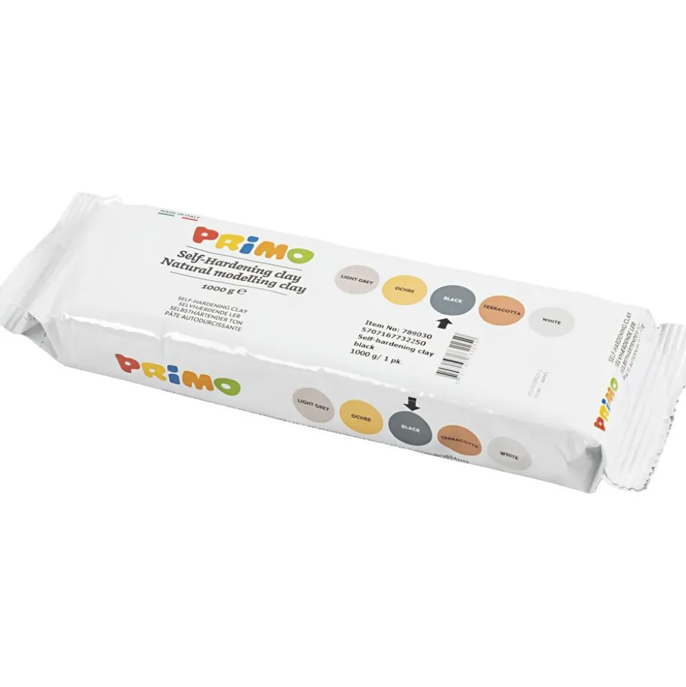 Självhärdande Lera, svart, 12x1000 g/ 1 förp.