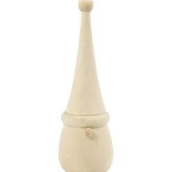 Skandinavisk tomtenisse, H: 16 cm, Dia. 6 cm, 1 st.