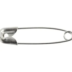 Säkerhetsnålar, L: 22 mm, tjocklek 0,6 mm, silver, 100 st./ 1 förp.
