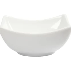 Skål, H: 4,5 cm, Dia. 10 cm, vit, 2 st./ 1 förp.
