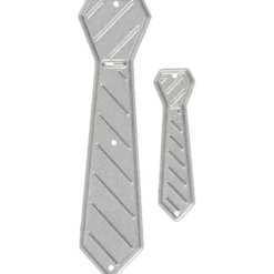 Skär och prägelschablon, slips, stl. 26x99+9x35 mm, 1 st.
