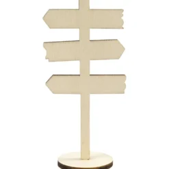 Skylt på fot, H: 12 cm, B: 6 cm, 1 st.