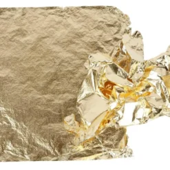 Slagmetall, ark 16x16 cm, guld, 0,625 m2, 25 ark/ 1 förp.